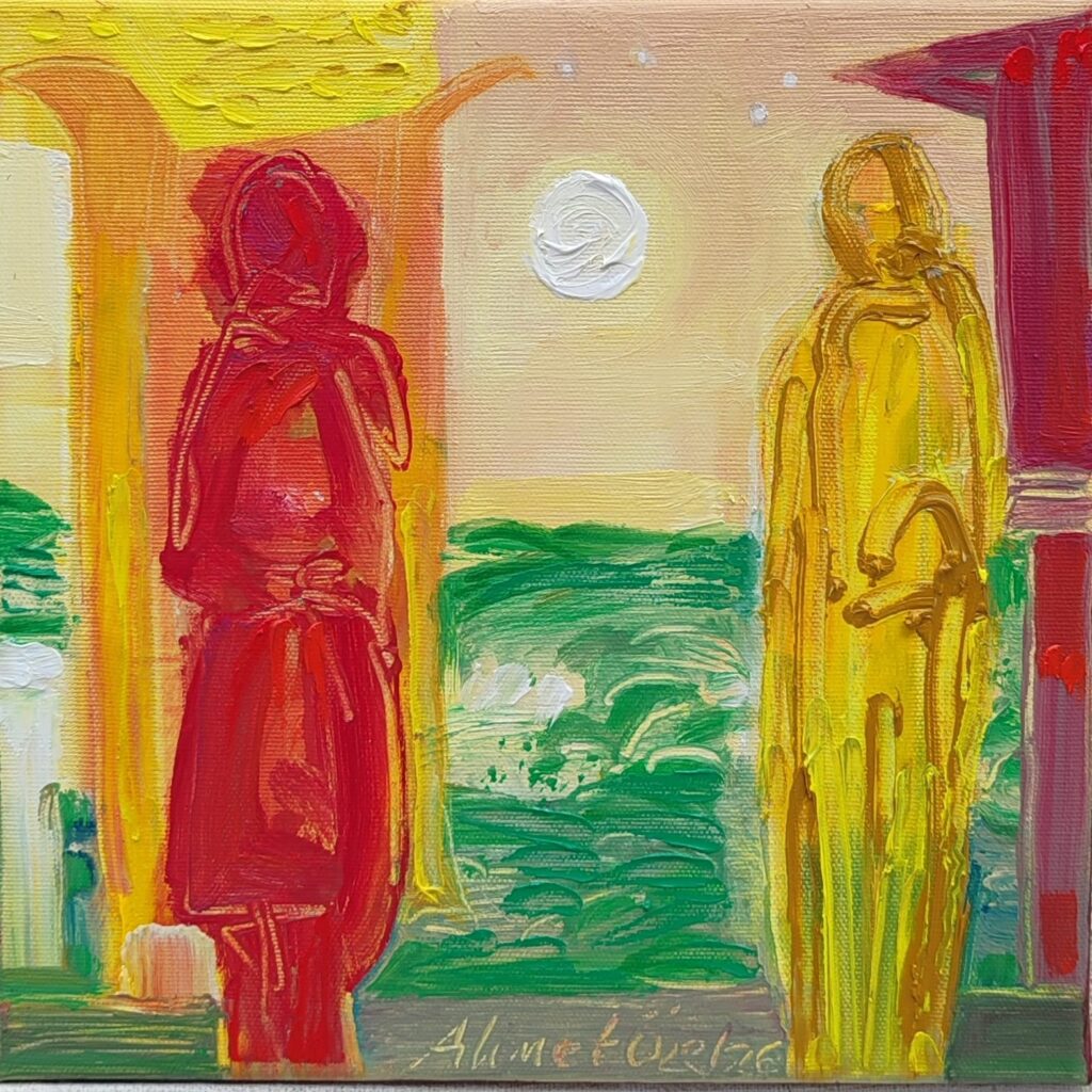 Ahmet Özel Tual Yağlıboya 25×25 (9)