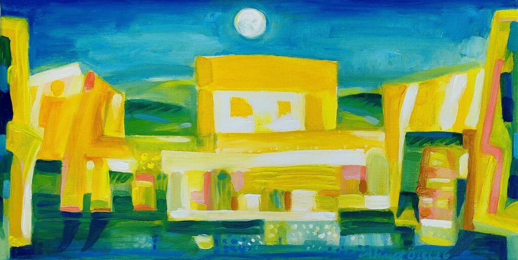 Ahmet Özel Tual Yağlıboya 25×50 (1)