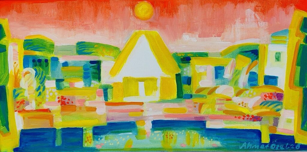 Ahmet Özel Tual Yağlıboya 25×50 (2)