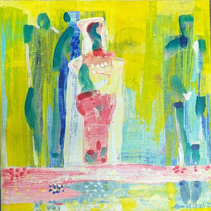 Ahmet Özel Tual Yağlıboya 50×50