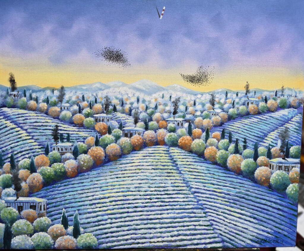 Adil Ocak Tual Yağlıboya 50×60