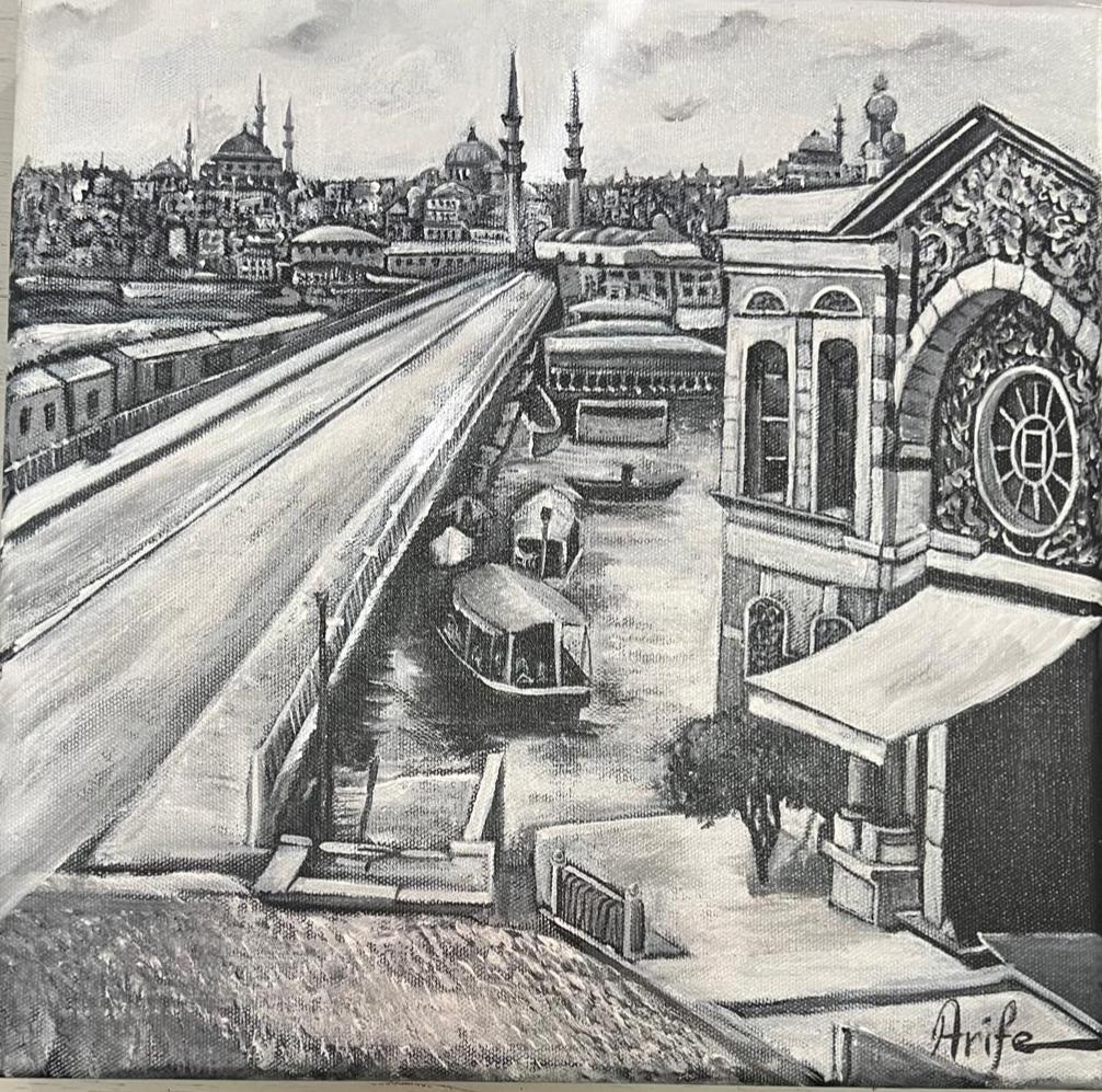 Arife Düz Tual Akrilik 30×30