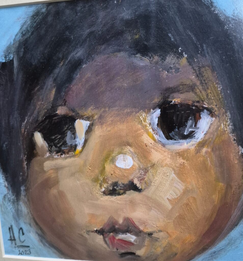 Handan Çetin Kağıt Yağlıboya 22×22