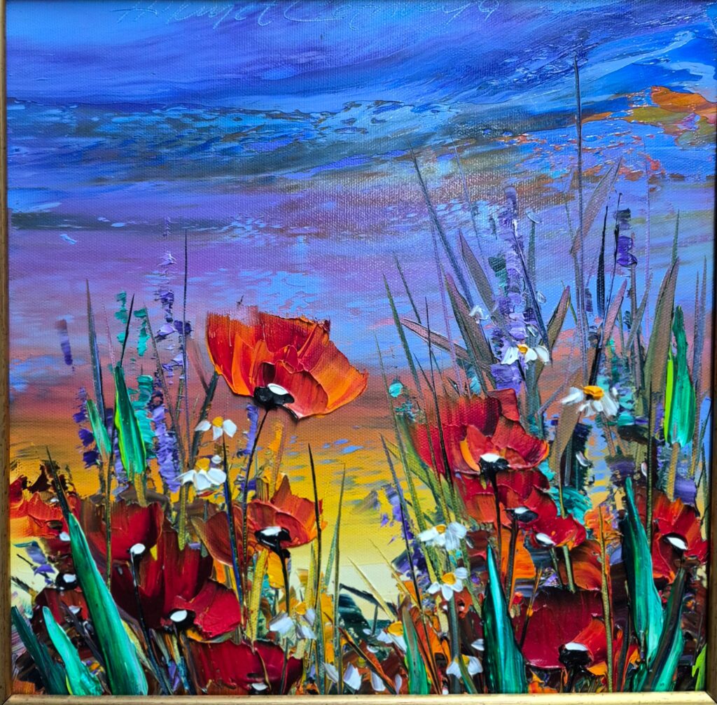 Hikmet Çetinkaya Tual Yağlıboya 30×30
