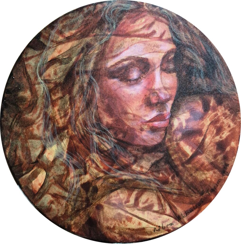 Kubra Akbulut Tarım Tual Akrilik 30cm çap (1)