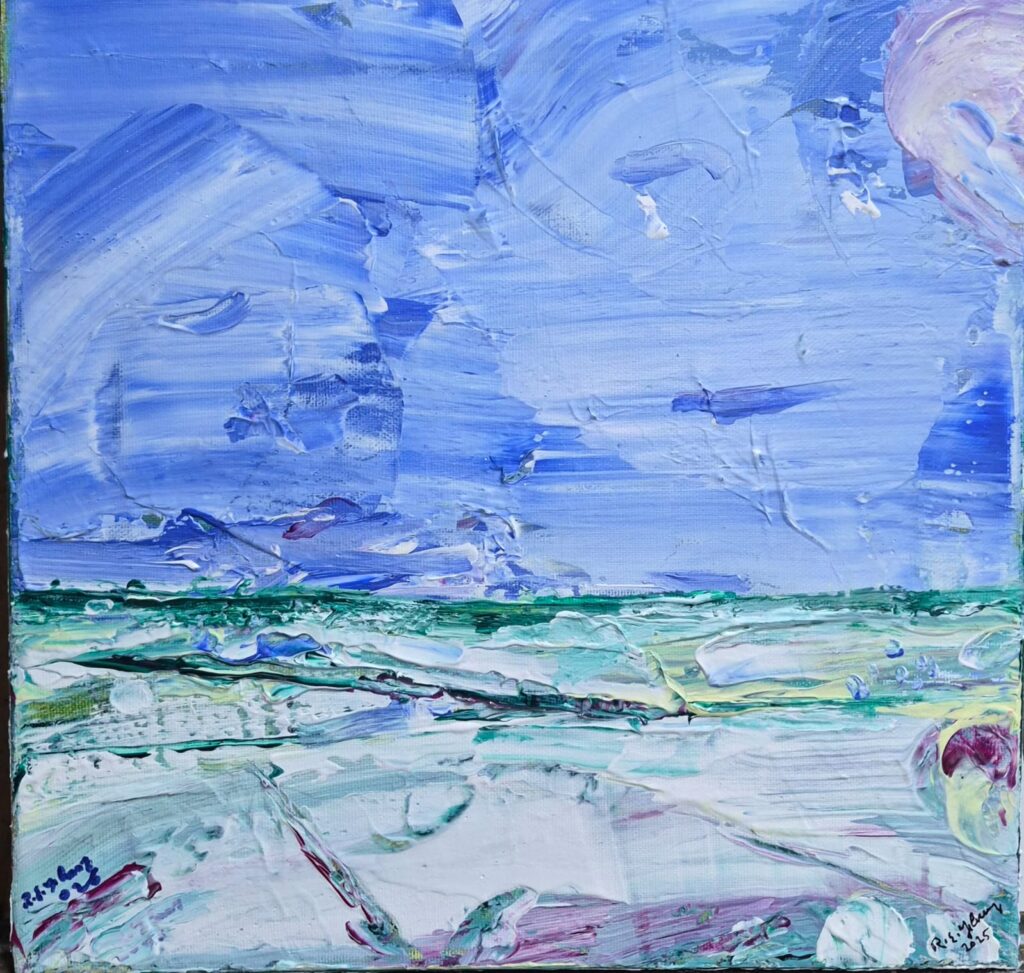 Ruşen Eşref Yılmaz Tual Yağlıboya 30×30
