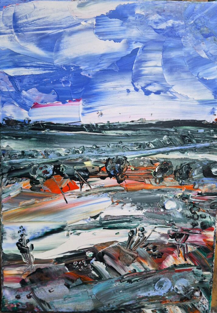 Ruşen Eşref Yılmaz Tual Yağlıboya 50×35